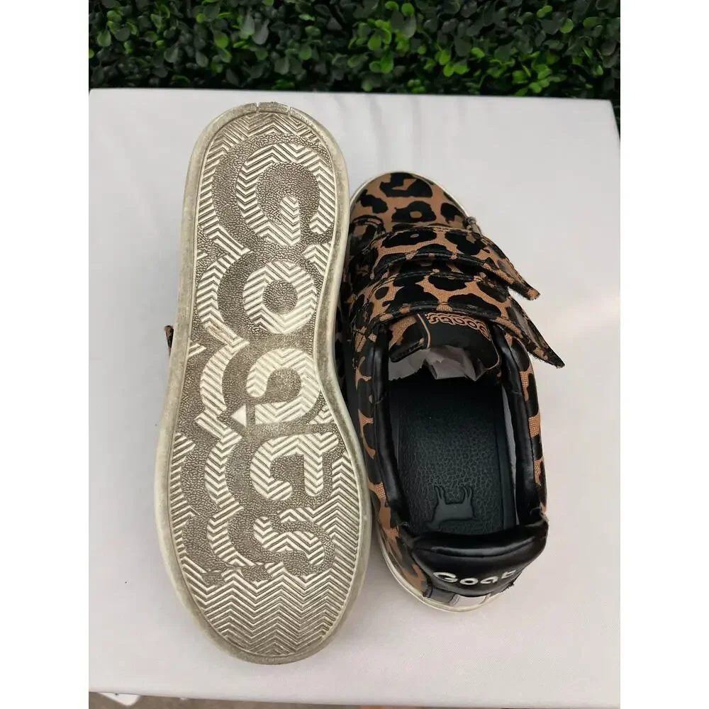 Goats Girls Shoes Leopard Print, Size 3